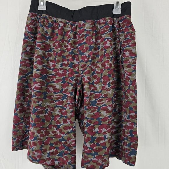 Lululemon Multicolor Shorts Mens Size M 10” Inseam Drawstring Mini Urban - Picture 2 of 6